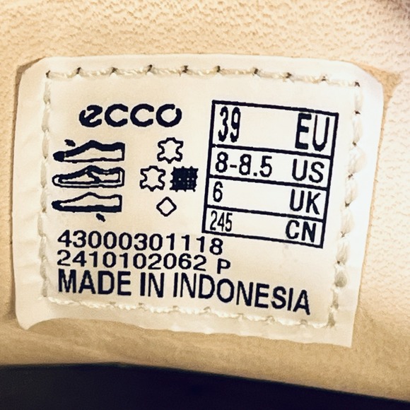 Ecco Soft 7 Shoes Womens EU 39/8-8.5 US Pink Leather Casual Comfort Sneakers - Picture 14 of 16